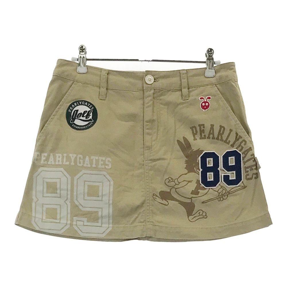 サイズ：0 PEARLY GATES パーリーゲイツ スカート ベージュ系