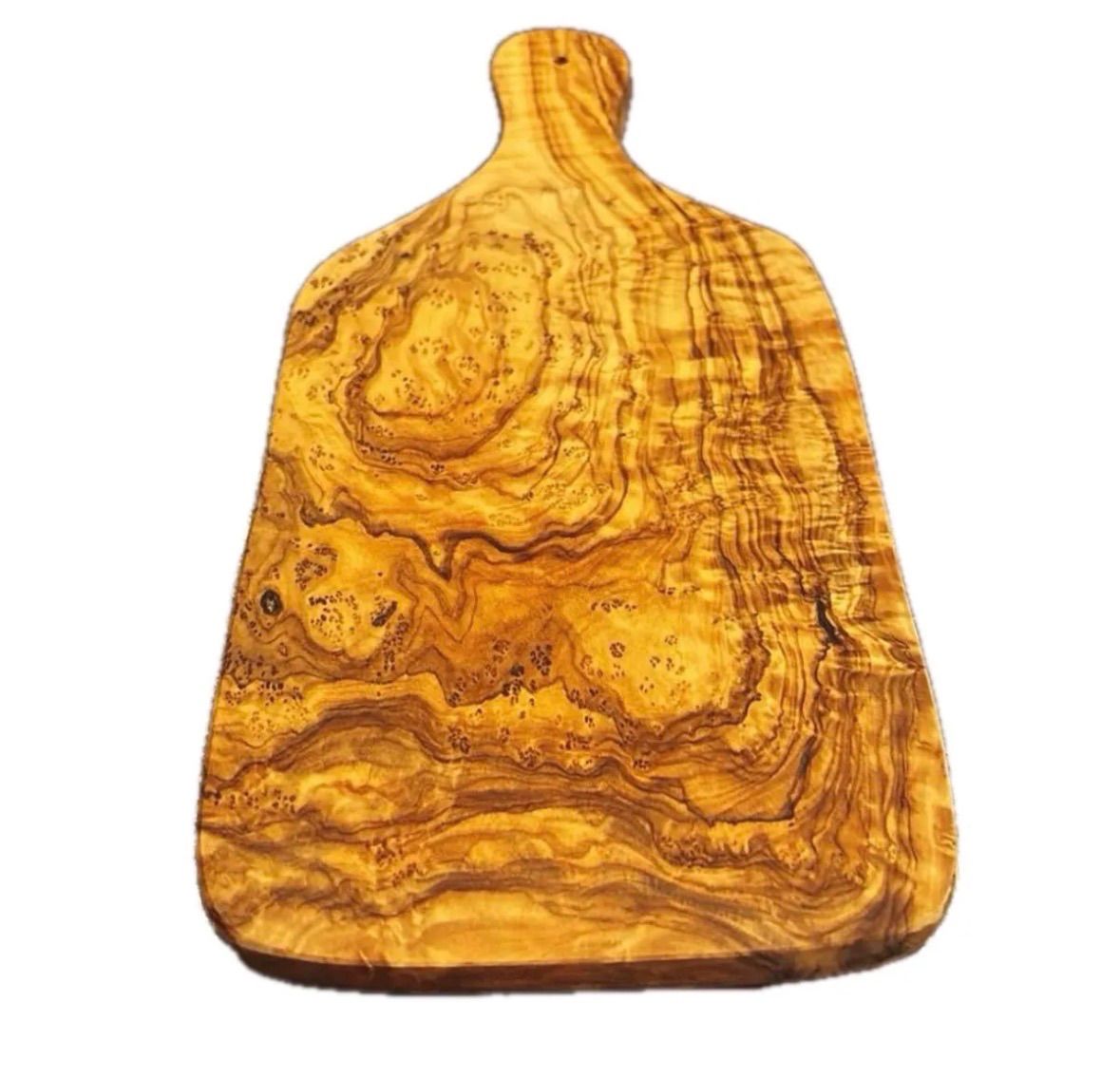 縁 溝付き オリーブウッド カッティングボード まな板 ハンドメイド