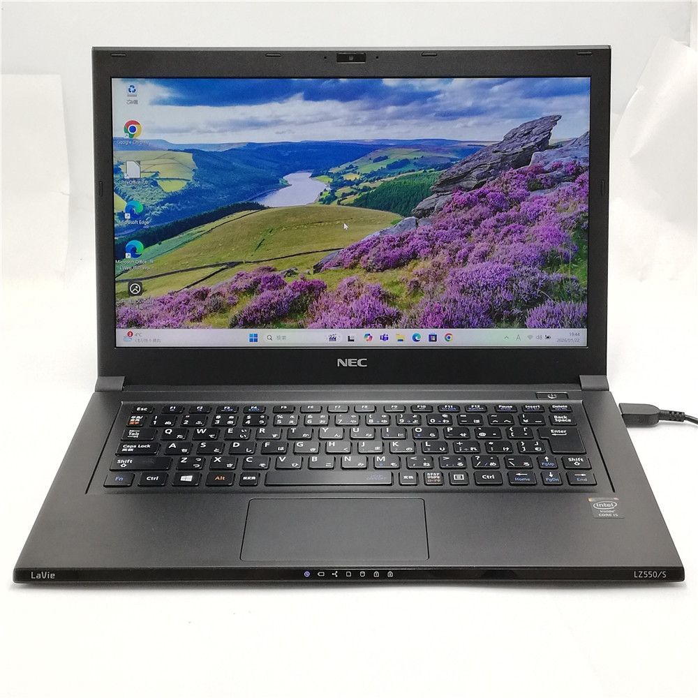 【中古】NEC ノートパソコン　PC-LZ550LS 激安 初心者向け Wi-Fi有 ノートパソコン NEC PC-LZ550SSB 中古美品
