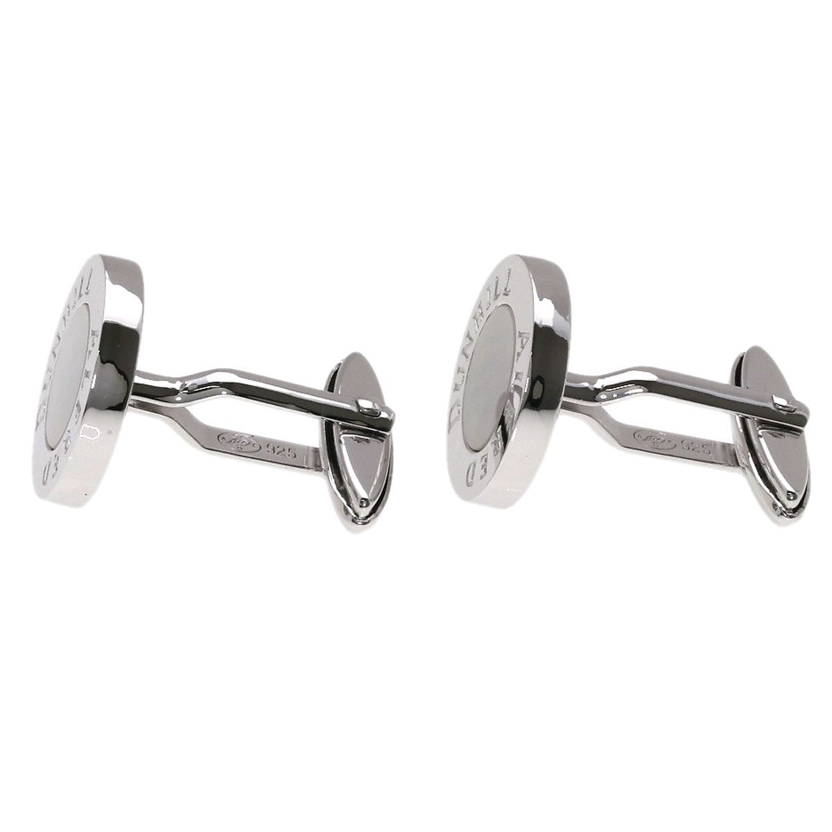 Dunhill ダンヒル ホワイトシェル カフス SV メンズ [中古] - メルカリ