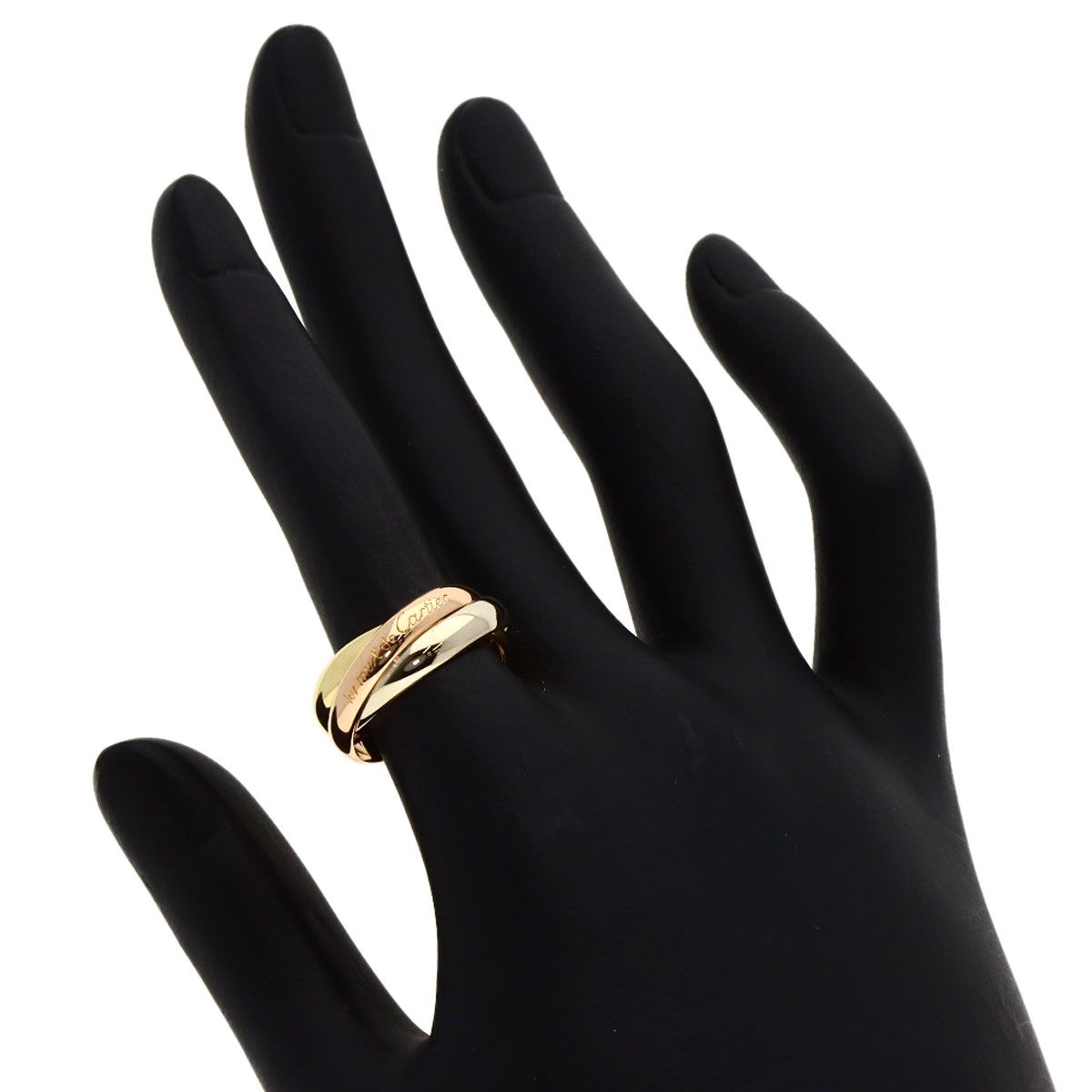 CARTIER カルティエ トリニティ #51 リング・指輪 K18YG K18PG K18WG