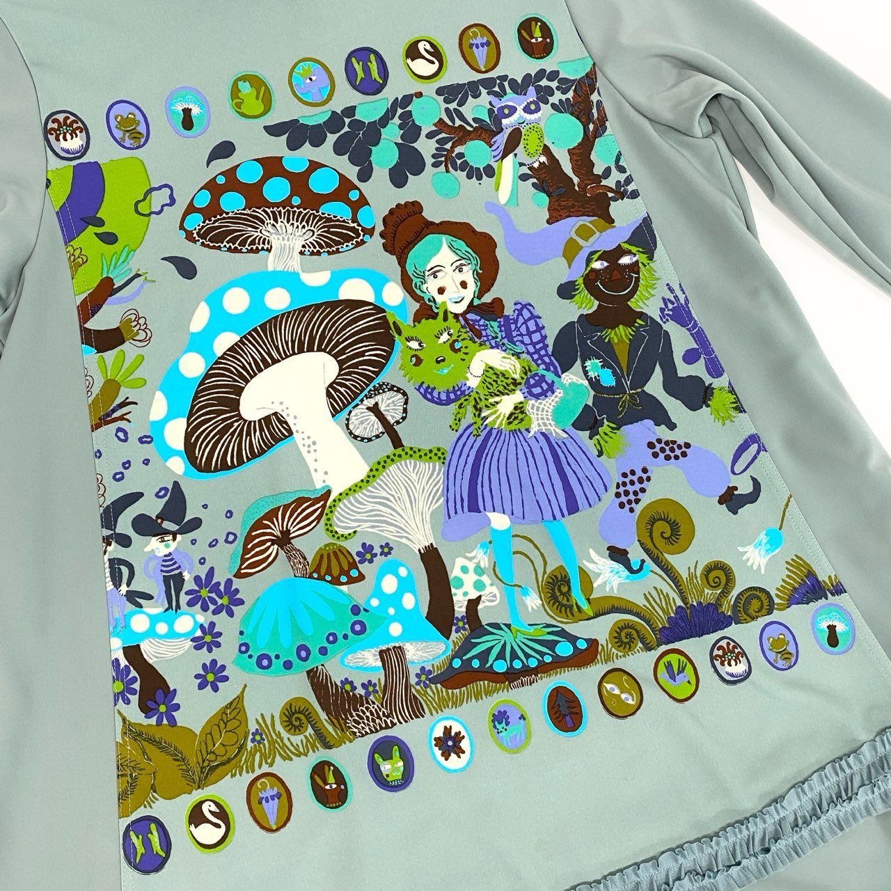 81a23 TOKUKO 1er VOL トクコプルミエヴォル 長袖ワンピース Aライン