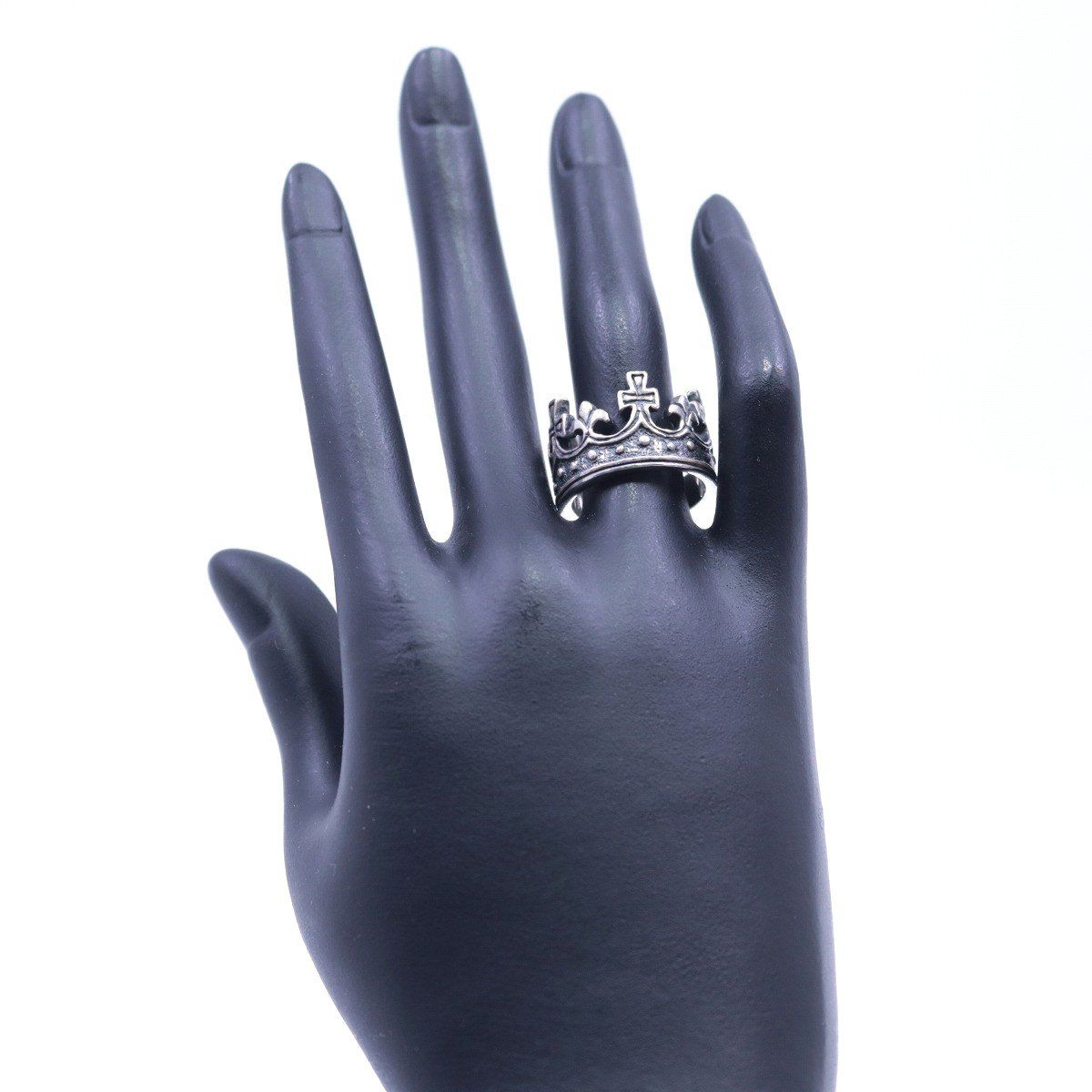 ロイヤルオーダー ラージクラウン リング ルビー/シルバー925 12号 ROYALORDER - 新品同様 美品 ロイヤルオーダー ロイヤルクラウンリング