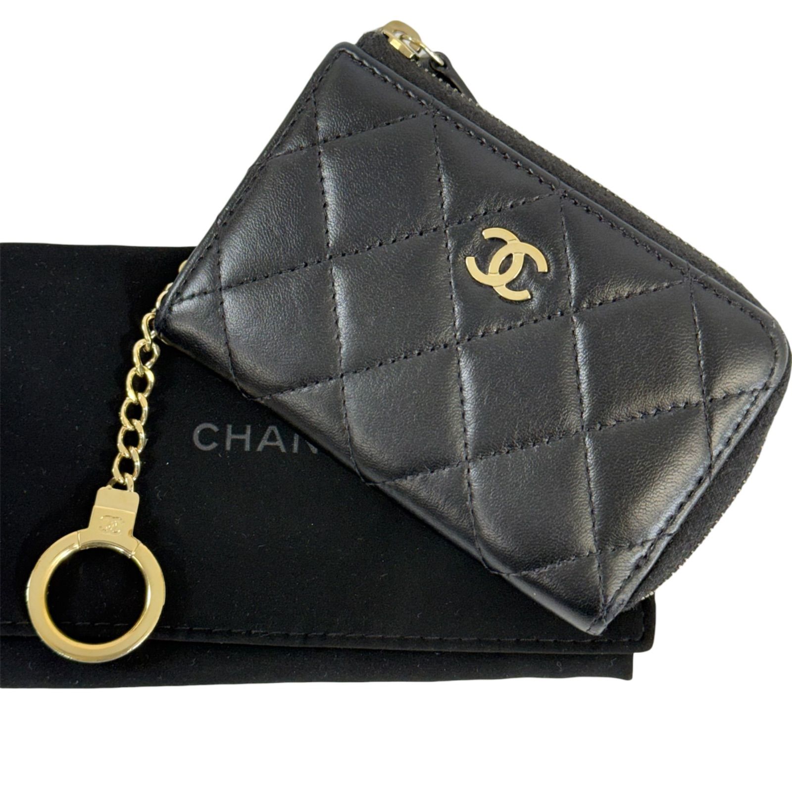 人気・美品】CHANEL シャネル ココマーク ラムスキン マトラッセ