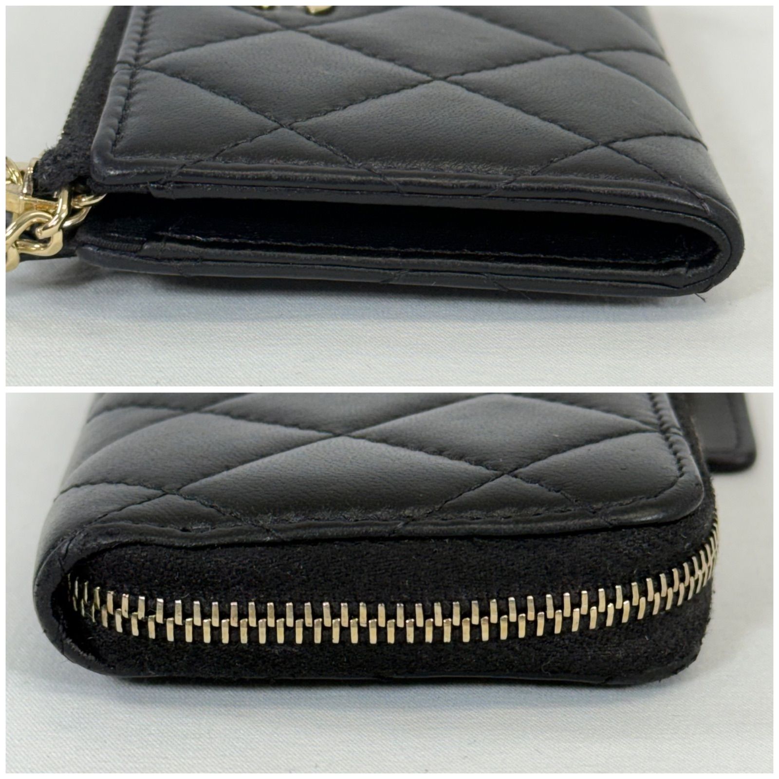 CHANEL シャネル　マトラッセ ラムスキン　キーケース　ココマーク 人気・美品】CHANEL シャネル ココマーク ラムスキン マトラッセ