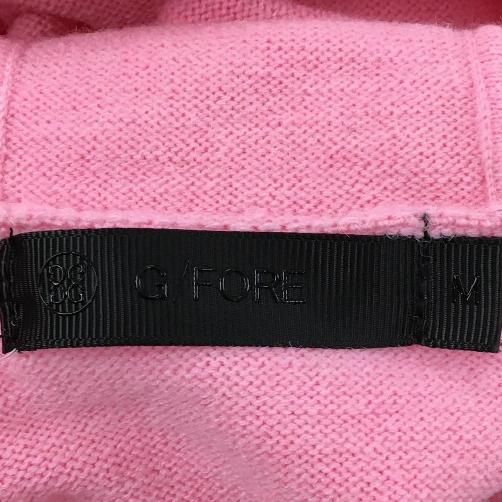 美品】ジーフォア フード付セーター ピンク ニット 韓国モデル フード
