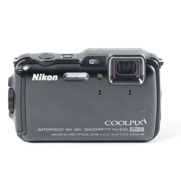 Nikon デジタルカメラ AW120 防水 1600万画素 クールブラック ニコン