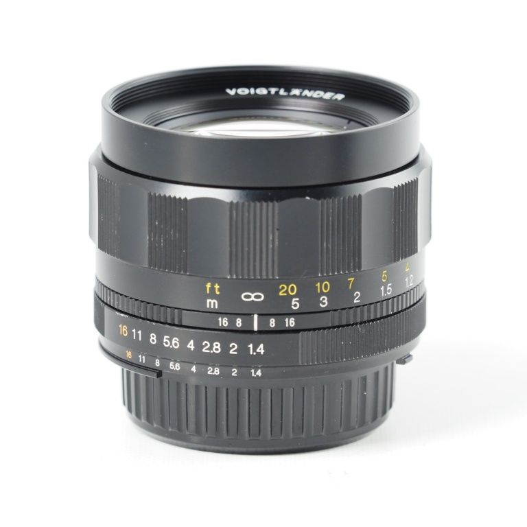 VoightLander NOKTON 58mm F1.4 SLIIS Ai-S ニコン Fマウント シルバー