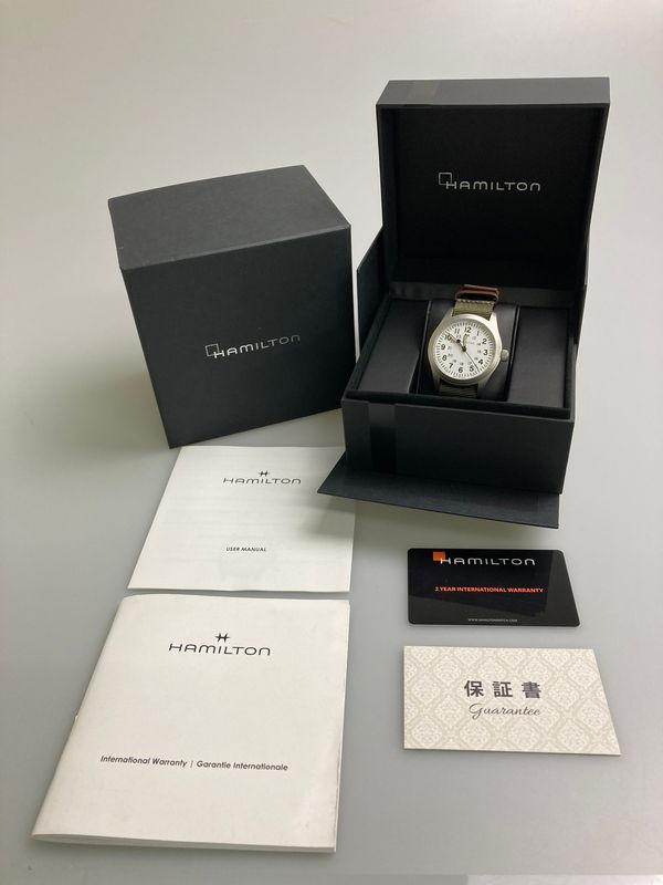 【美品】HAMILTON ハミルトン KHAKI FIELD MECHANICAL 42MM H69529913 カーキ フィールド メカニカル 腕時計 時計 【195-260123-jt-09-min】