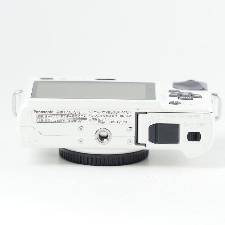 Panasonic LUMIX GF2 ボディ ホワイト DMC-GF2 パナソニック ミラー