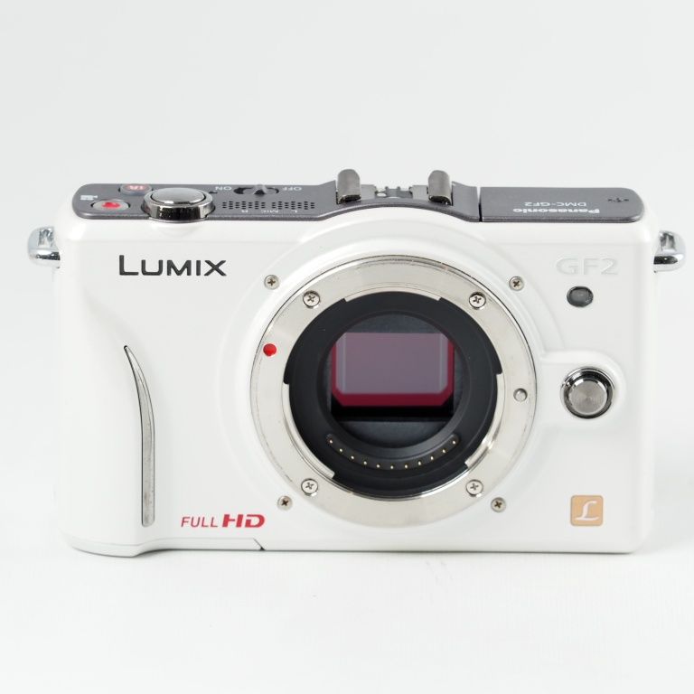 Panasonic LUMIX GF2 ボディ ホワイト DMC-GF2 パナソニック ミラー