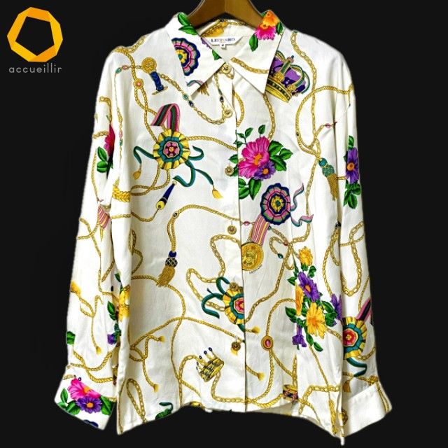 axc レオナールスポーツ LEONARD SPORT シャツ・ブラウス M アイボリー