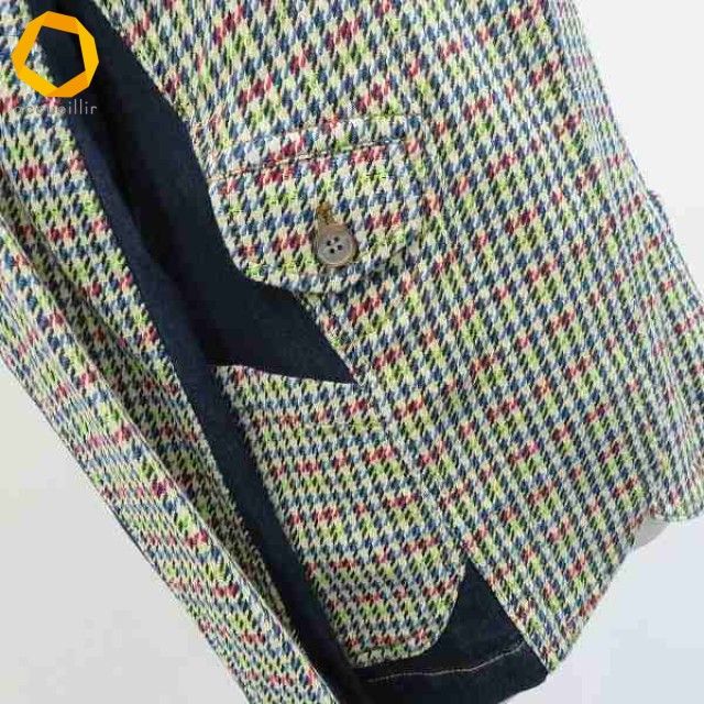 センソユニコ Cube-cubeジャケット未使用 snc キューブ センソユニコ Cube-Cubeu sensounico ジャケット 40 紺