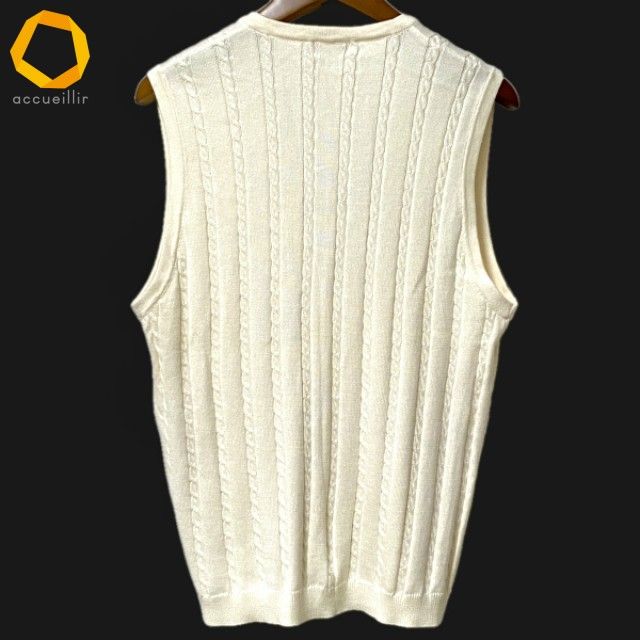 Burberry＊ニットベスト　Ｍ BURBERRY ブラック ニットベスト Mサイズ - メルカリ