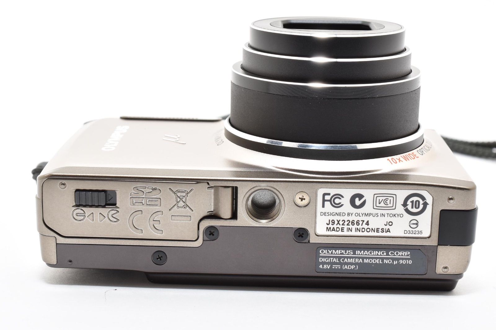 美品】オリンパス OLYMPUS μ -9010 ゴールド コンパクトデジタルカメラ