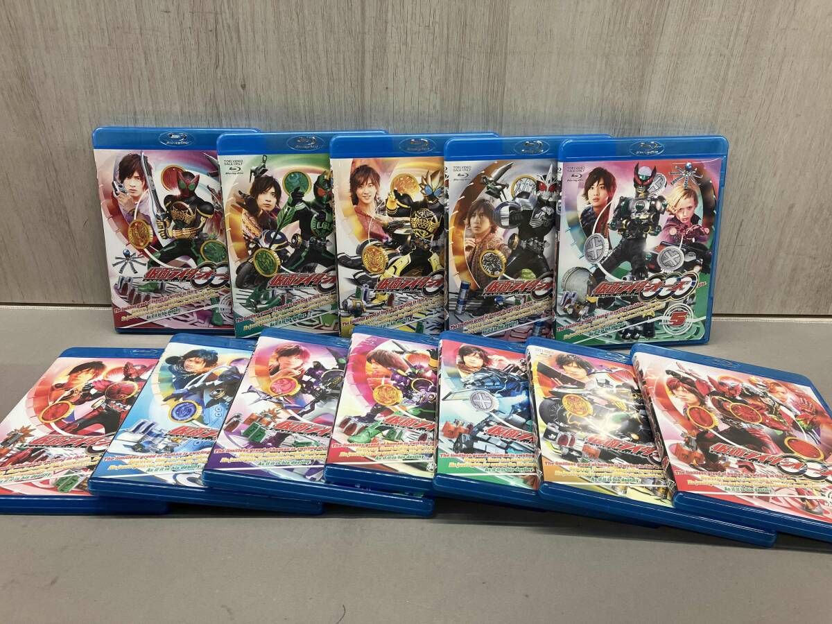  Blu-ray 全12巻セット 仮面ライダｰオーズ Volume 1~12 渡部秀 三浦涼介 高田里穂 他 キッズ ファミリー ブルーレイ