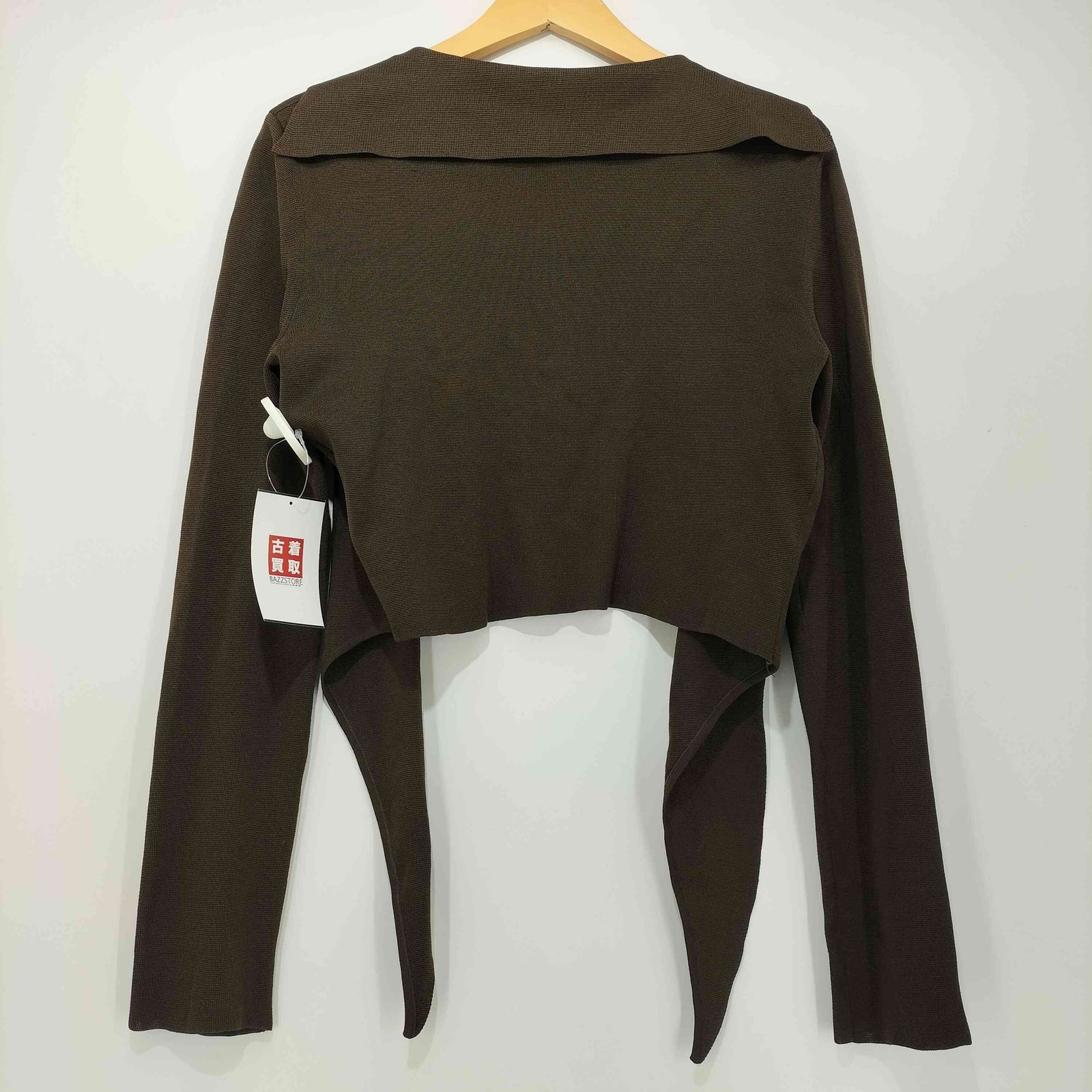 FOXEY フォクシー ショート カーディガン ボレロ シルク100% ビジュー FOXEY ビジューボタン リネン ボレロ カーディガン ショールカラー