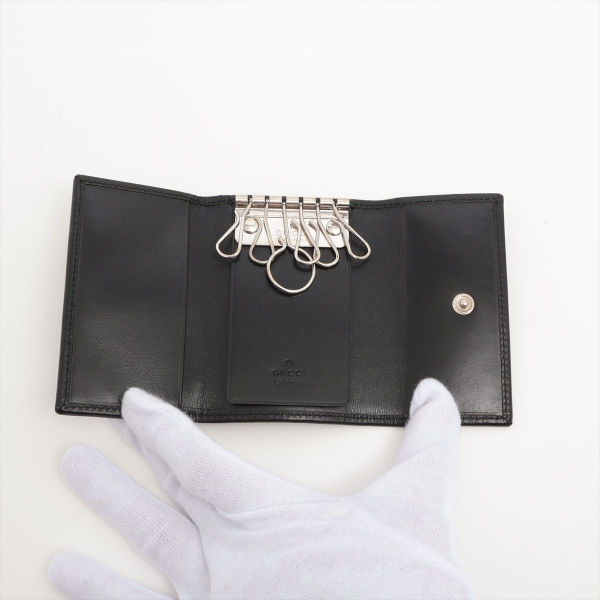 GUCCI グッチ キーケース GGキャンバス シェリー【中古】 - メルカリ