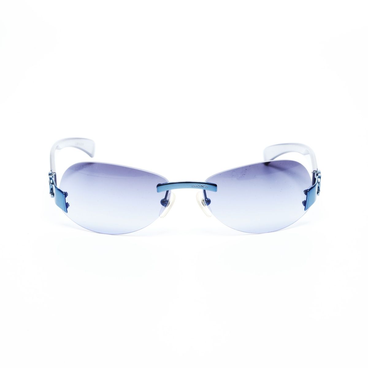 CHANEL リムレス ハーフリムレス ココマーク サングラス 伊達メガネ CHANEL シャネル リムレス サングラス ココマーク スクエア｜Yahoo