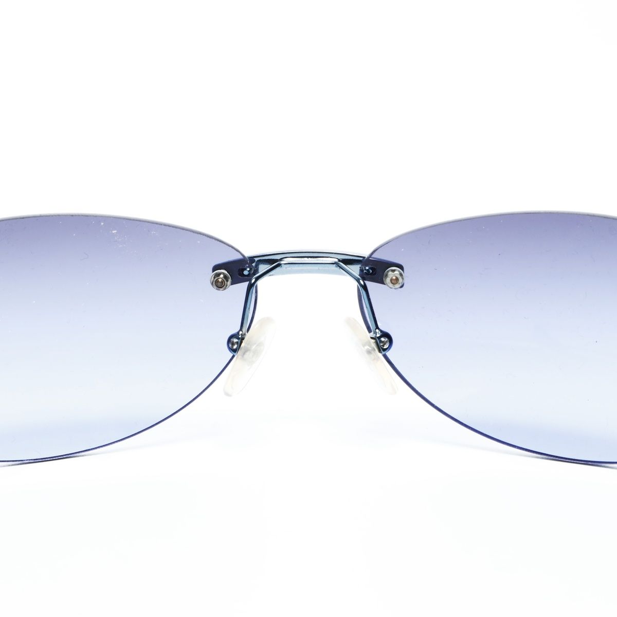 CHANEL シャネル サングラス リムレス パープルレンズ ココマーク