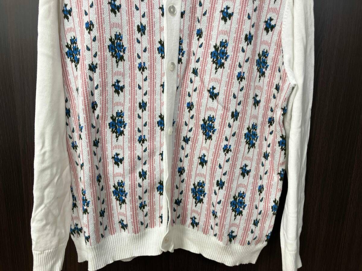 TTT-MSW/カーディガン/Flower Jacquard Knit Cardigan サイズL - メルカリ