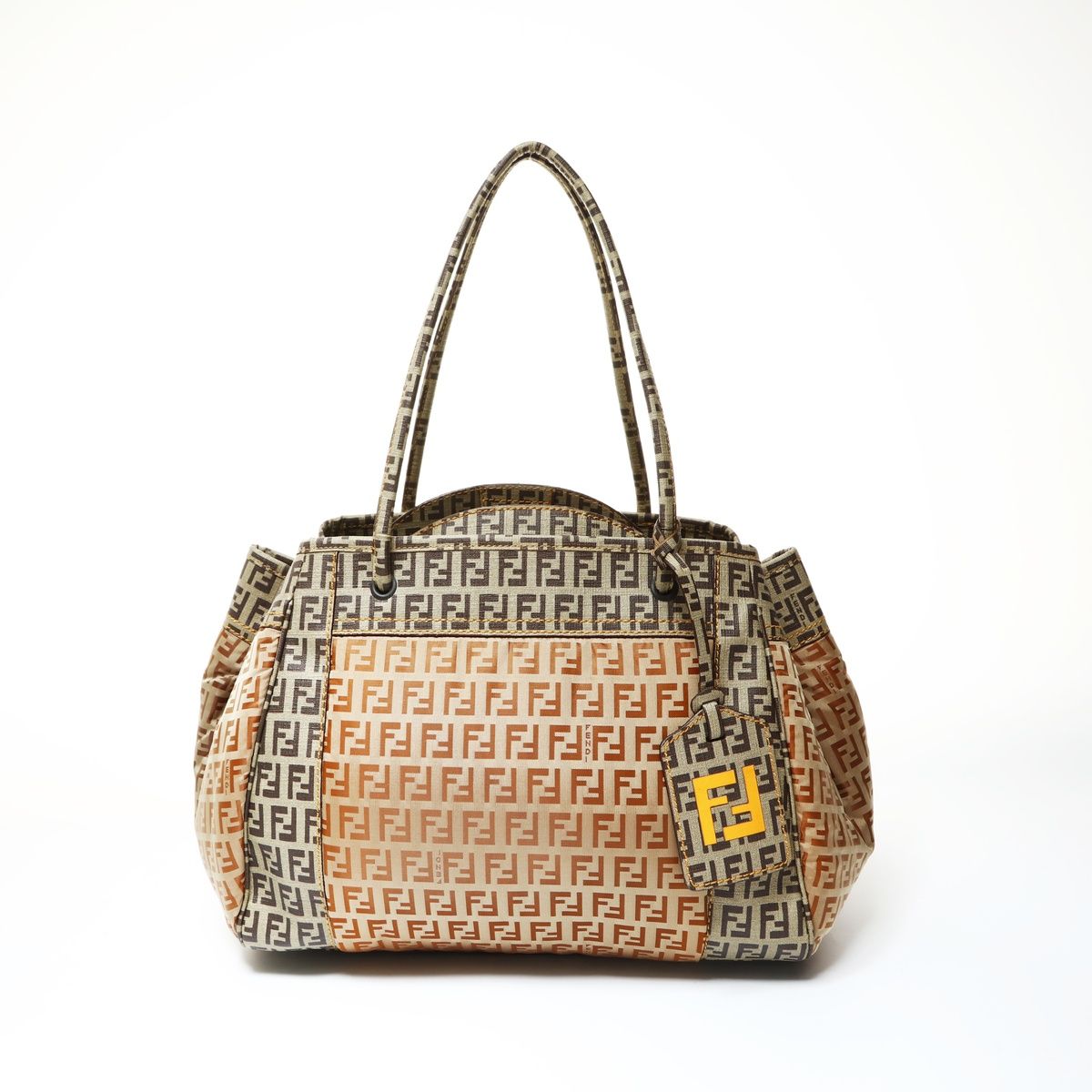 FENDI フェンディ ショルダーバッグ ズッキーノ ナイロン【中古