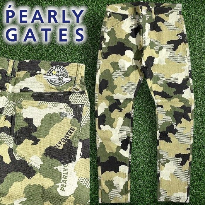 PEARLY GATES パーリーゲイツ ゴルフ PLAY CAMO コットン混ドビー