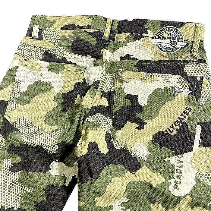 PEARLY GATES パーリーゲイツ ゴルフ PLAY CAMO コットン混ドビー