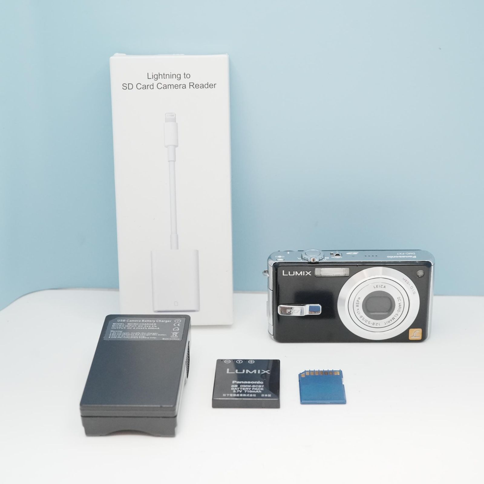 カメラ 【スマホ転送OK】Panasonic LUMIX DMC-FX7 デジタルカメラ