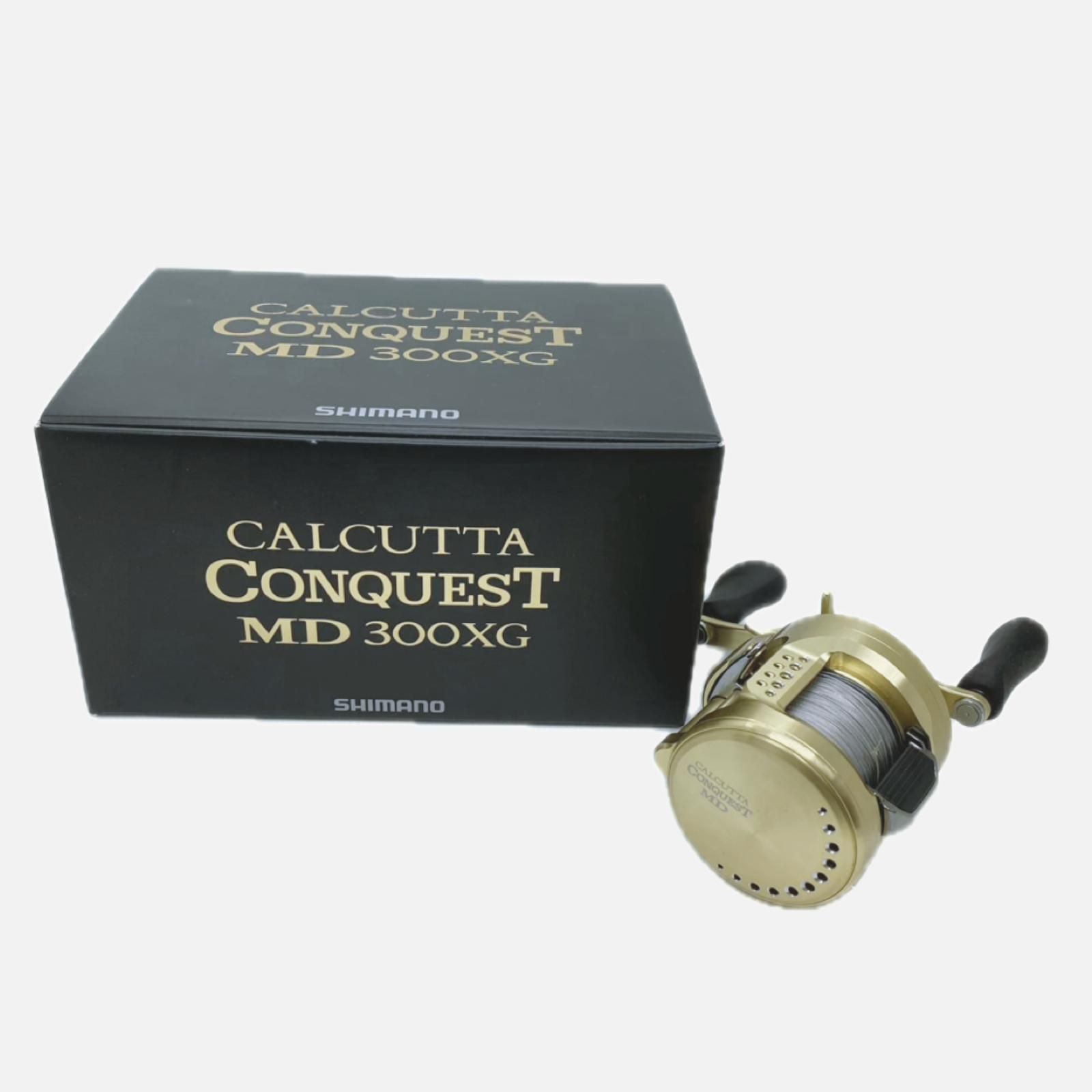 §§SHIMANO シマノ ベイトリール 23カルカッタコンクエスト md 300 XG 程度A 045928