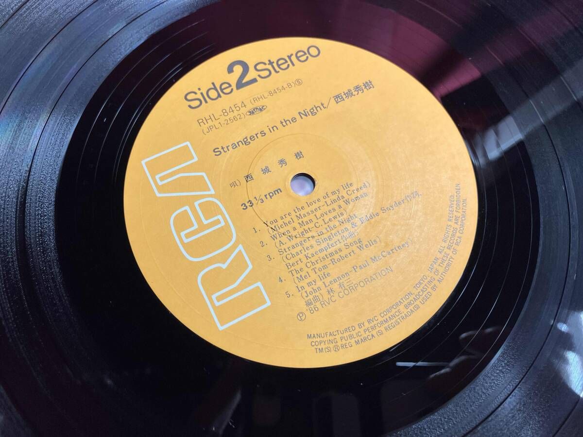 西城秀樹　LP STRANGERS　INTHENIGHT 西城秀樹LP STRANGER IN THE NIGHT
