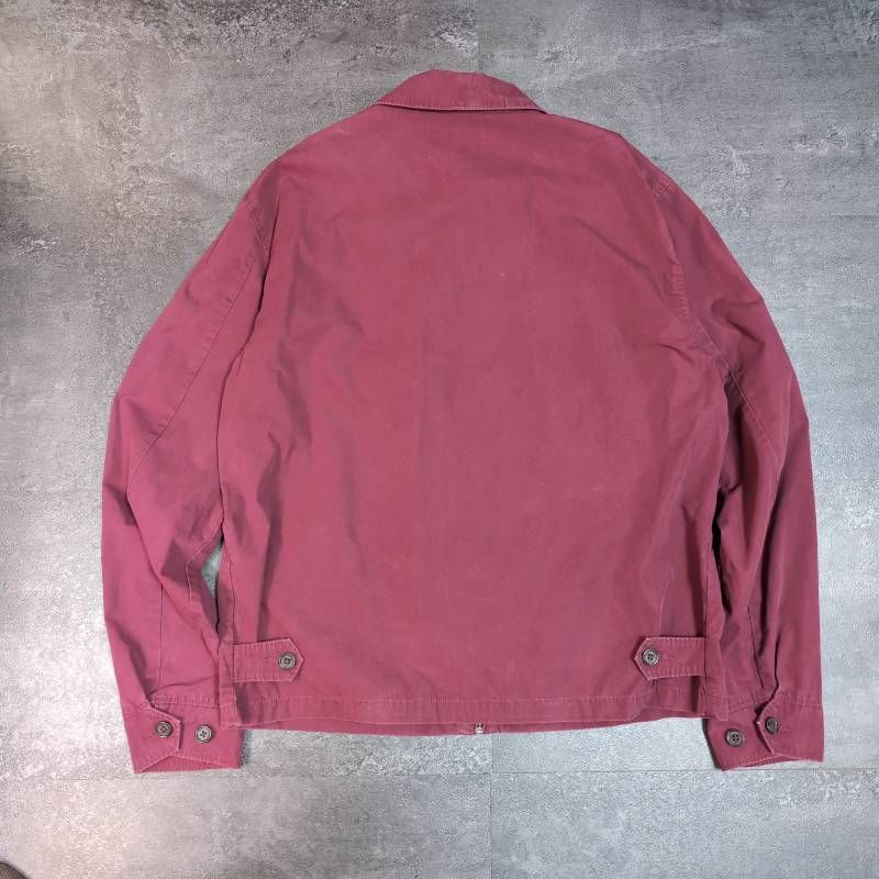 Polo Ralph Lauren Harrington Jacket L Bordeaux Red Pony Logo Swing
