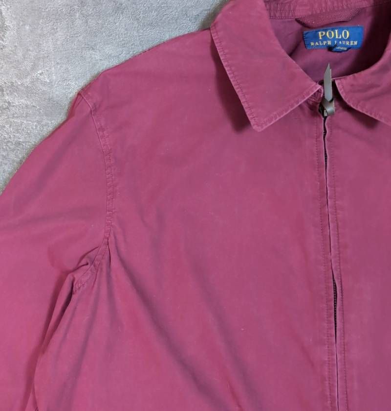 Polo Ralph Lauren Harrington Jacket L Bordeaux Red Pony Logo Swing
