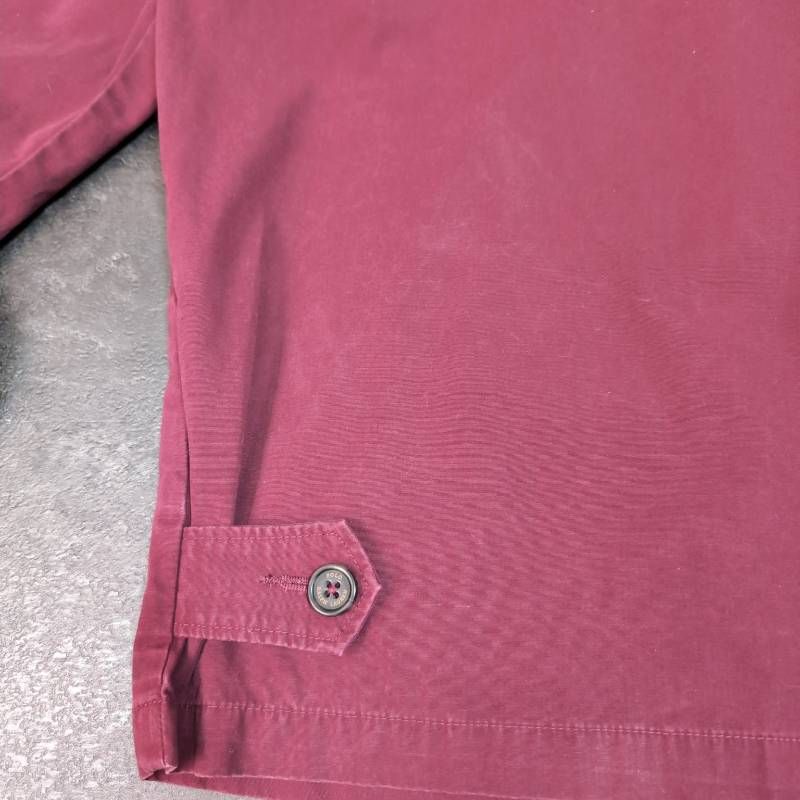 Polo Ralph Lauren Harrington Jacket L Bordeaux Red Pony Logo Swing
