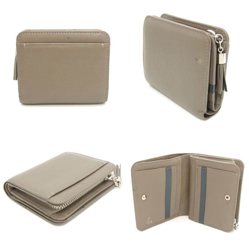 土屋鞄製造所 ツチヤカバン 二つ折り財布 クラルテ フリンジスモール