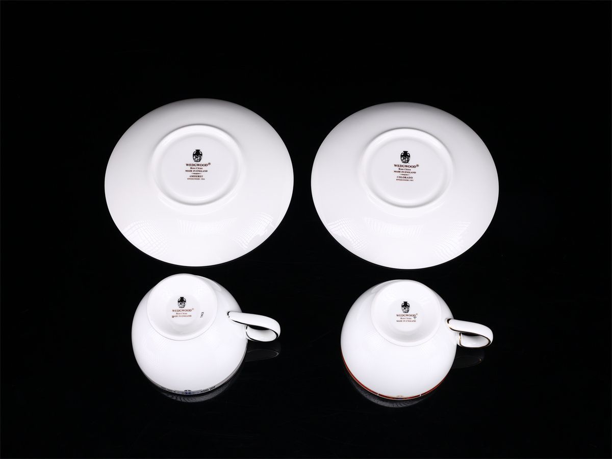 WEDGWOOD 【ウェッジウッド】 コロラド 夫婦 カップ＆ソーサー 2組 4点