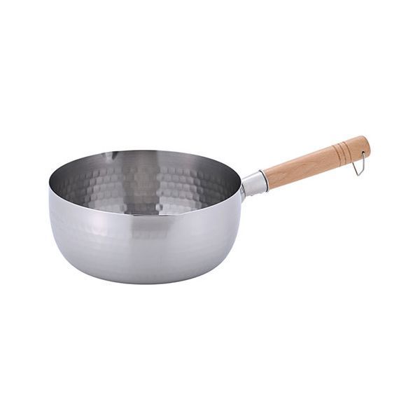 セット ステンレス雪平鍋22 cm 清潔でサビにくい 容量たっぷりの深型設計 ガス火 IH調理器対応 YPS 22 X 5