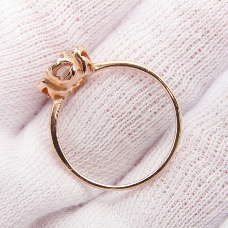 Samantha Tiara サマンサティアラ リング K10PG カラフルフラワー