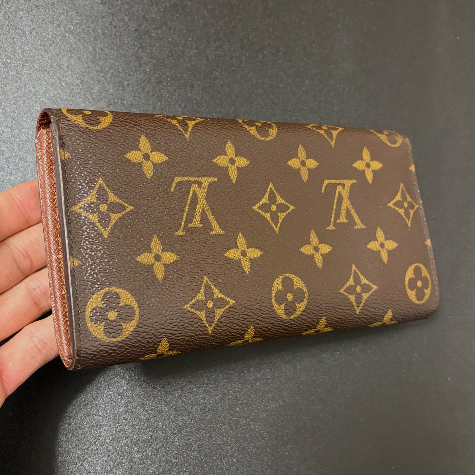 v93 ポルトフォイユ サラ 旧型 Louis Vuitton ルイ ヴィトン 2つ 折り