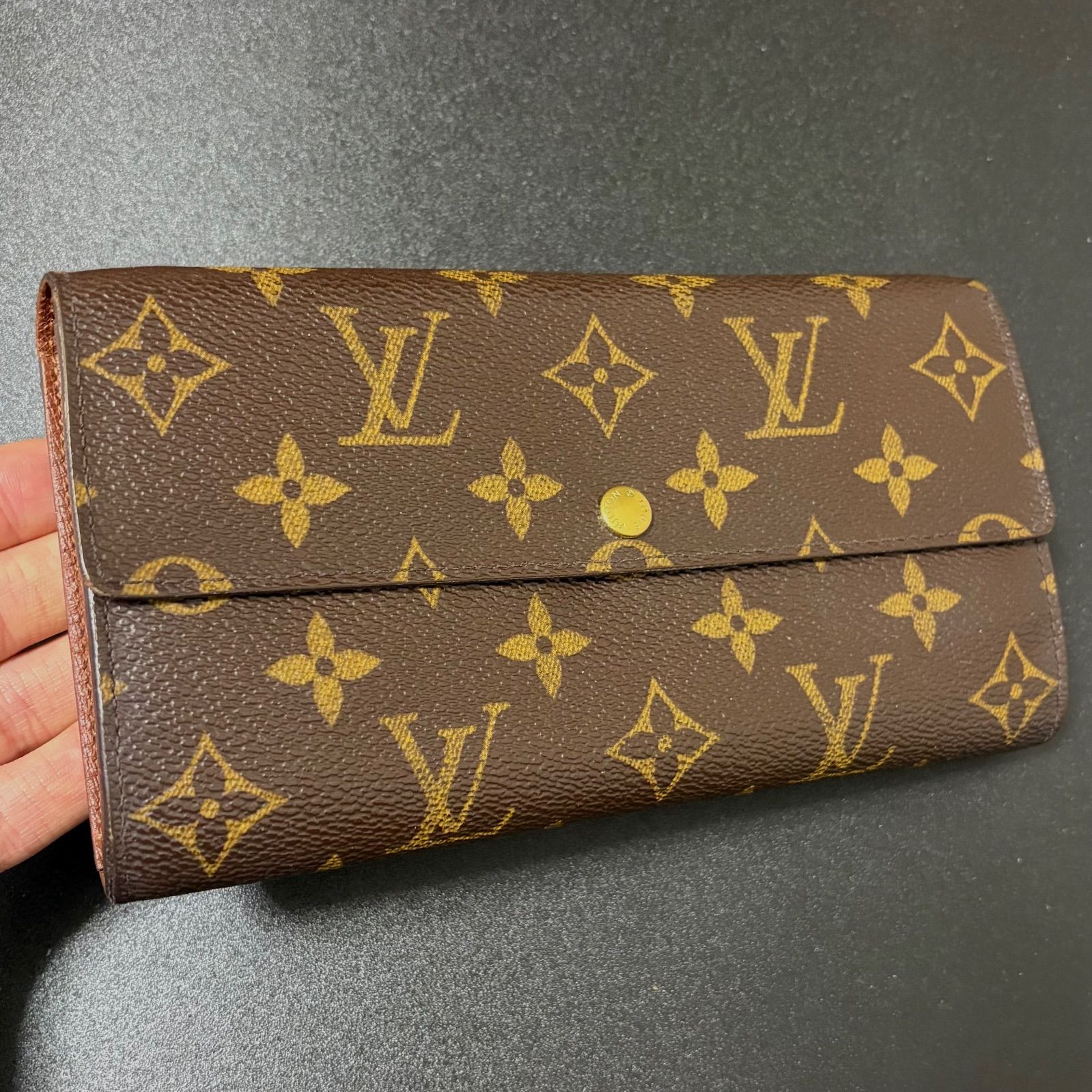 v93 ポルトフォイユ サラ 旧型 Louis Vuitton ルイ ヴィトン 2つ 折り