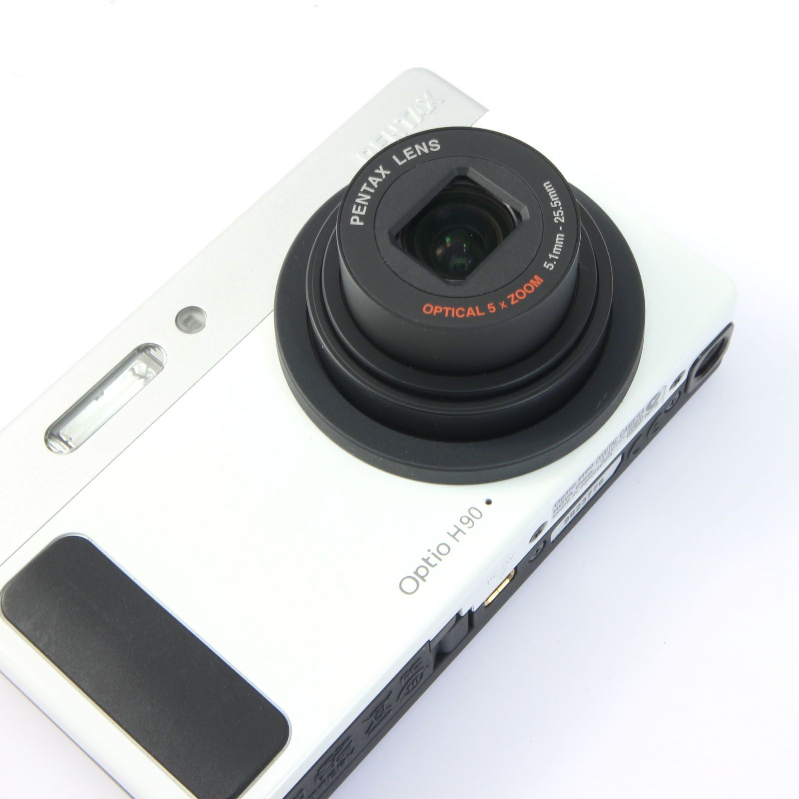 PENTAX ペンタックス Optio H90 ホワイト シルバー コンパクトデジタル