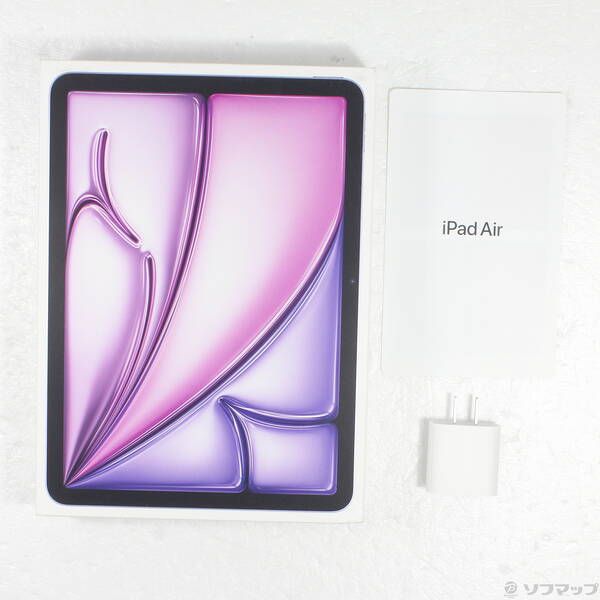 中古品〕 iPad Air 11インチ(M3) 128GB パープル MCA04J／A Wi-Fi【344