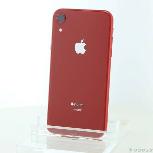 超メルカリ市限定価格/iPhoneXR 64GB レッド 中古品〕 iPhoneXR 64GB プロダクトレッド MT062J／A SIMフリー【258