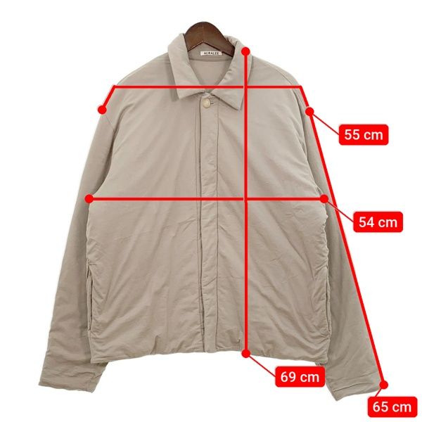 タグ付きAURALEE DOUBLE CLOTH PUFFER BLOUSON 【公式通販】