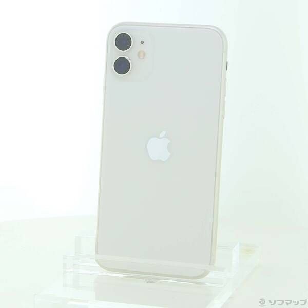 中古品〕 iPhone11 64GB ホワイト MWLU2J／A SIMフリー【258】 - メルカリ