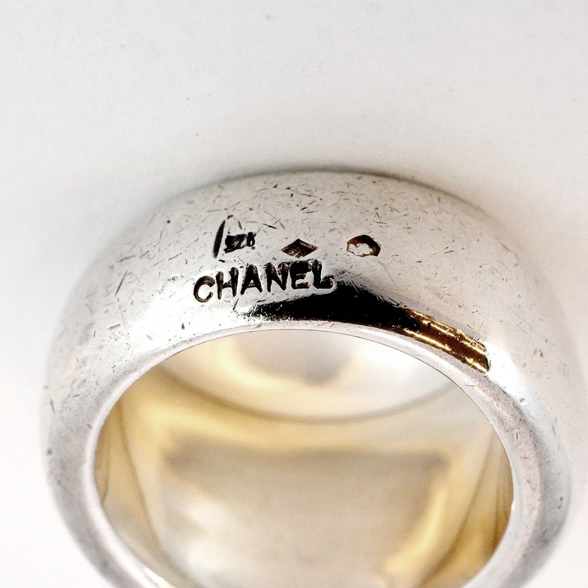 ☆SALE【5jpb0680】シャネル リング シャネルロゴ シルバー925 11号