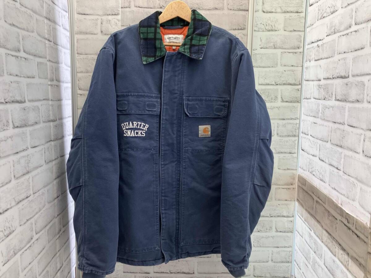 carhartt/QUARTERSNACKS OG ARCTIC COAT/Sサイズ/くすみブルー 