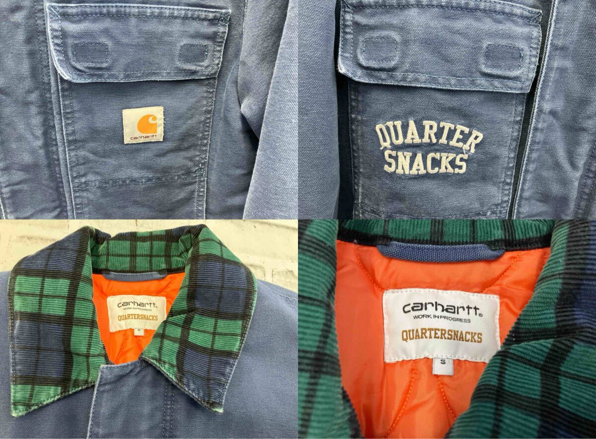 carhartt/QUARTERSNACKS OG ARCTIC COAT/Sサイズ/くすみブルー 
