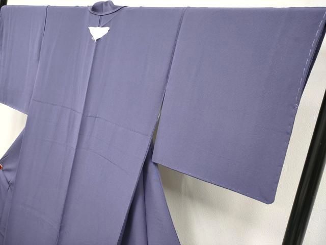 平和屋着物○極上 色無地 濃鼠色 逸品 未使用 CYAA4378s6 【公式通販】