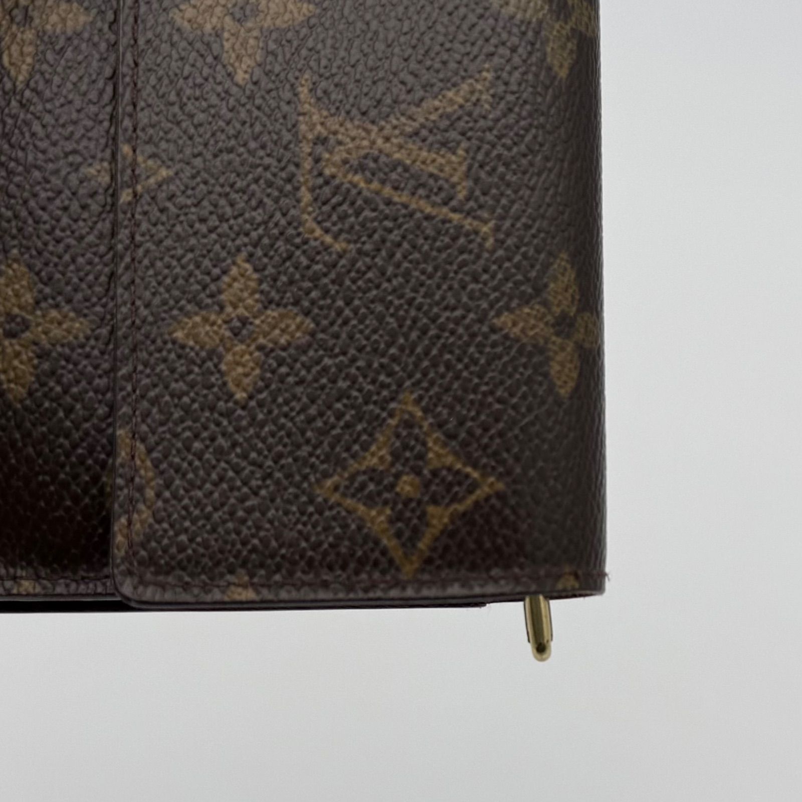 美品】ルイヴィトン ポトフォイユ サラ モノグラム 長財布 カード入6枚